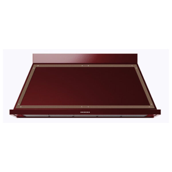 Nostalgie 48 Inch Burgundy Wall Mount Convertible Range Hood