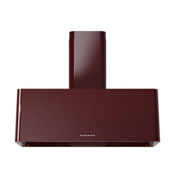 Nostalgie 36 Inch Burgundy Wall Mount Convertible Range Hood