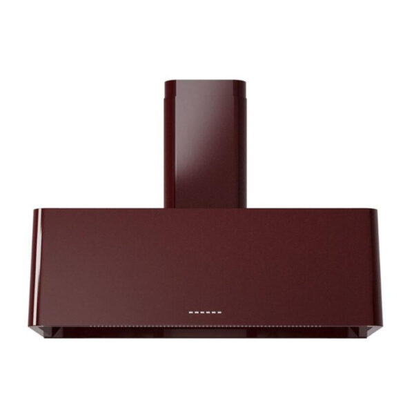 Nostalgie 40 Inch Burgundy Wall Mount Convertible Range Hood