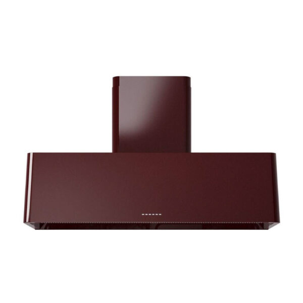 Nostalgie 48 Inch Burgundy Wall Mount Convertible Range Hood