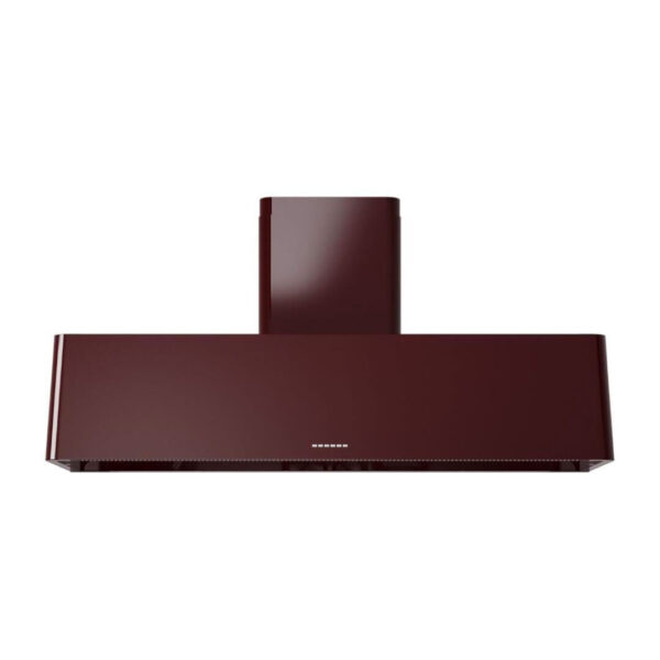 Nostalgie 60 Inch Burgundy Wall Mount Convertible Range Hood