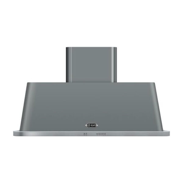 Majestic Series 48 Inch Wall Mount Ducted Hood with 600 CFM, Halogen Lights, Handcrafted from Italy, High-End Workmanship, Anodized Aluminum Grease Filters in Blue Grey