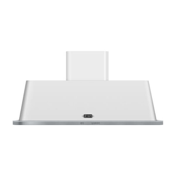 Majestic Series 60 Inch Wall Mount Ducted Hood with 600 CFM, Halogen Lights, Handcrafted from Italy, High-End Workmanship, Anodized Aluminum Grease Filters in White